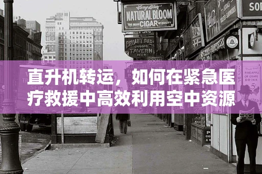 直升机转运，如何在紧急医疗救援中高效利用空中资源？