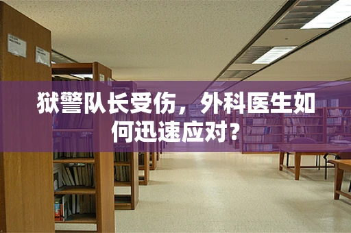 狱警队长受伤，外科医生如何迅速应对？