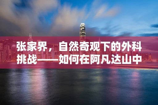 张家界，自然奇观下的外科挑战——如何在阿凡达山中实施紧急救援？