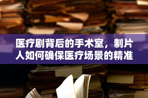 医疗剧背后的手术室，制片人如何确保医疗场景的精准呈现？