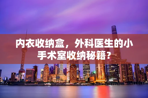 内衣收纳盒，外科医生的小手术室收纳秘籍？