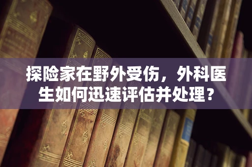 探险家在野外受伤，外科医生如何迅速评估并处理？