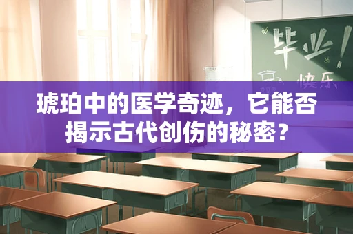 琥珀中的医学奇迹，它能否揭示古代创伤的秘密？