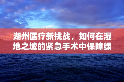 湖州医疗新挑战，如何在湿地之城的紧急手术中保障绿色安全？