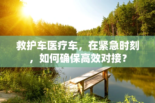 救护车医疗车，在紧急时刻，如何确保高效对接？