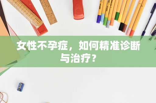 女性不孕症，如何精准诊断与治疗？