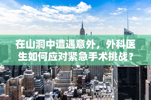 在山洞中遭遇意外，外科医生如何应对紧急手术挑战？