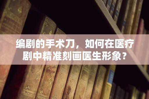 编剧的手术刀，如何在医疗剧中精准刻画医生形象？